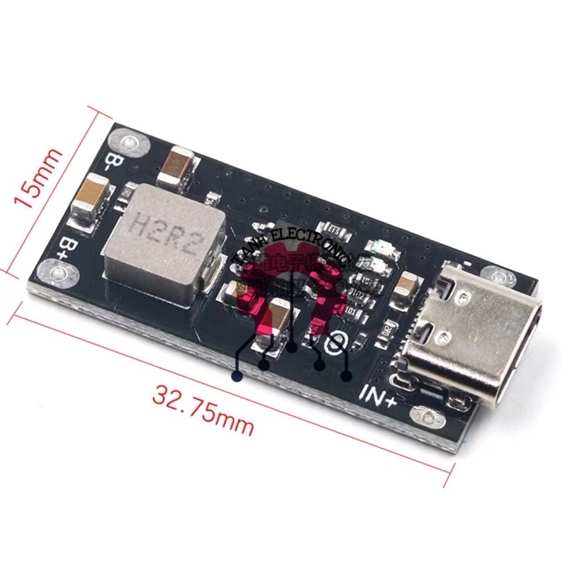 Mạch Sạc Pin Lithium IP2312 4.2V 3A USB Type-C