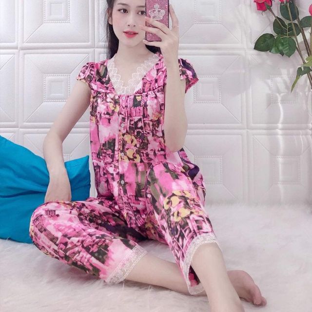 Lụa satin tay ngan tieu thu size dai 80kg | BigBuy360 - bigbuy360.vn