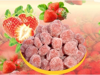 500g kẹo dâu tây Đà Lạt