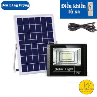 Đèn Năng Lượng Mặt Trời, Đèn Pha Led Năng Lượng Mặt Trời 25W, 40W, 60W, 100W ĐÈN THẮNG DUY
