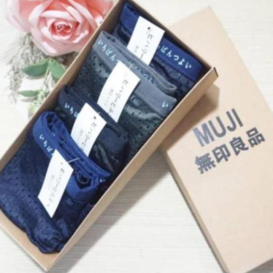 [Hộp 5 Chiếc] Quần Sịp Nam Lưới Nhật Thông Hơi, Kháng Khuẩn, Co Giãn Tốt