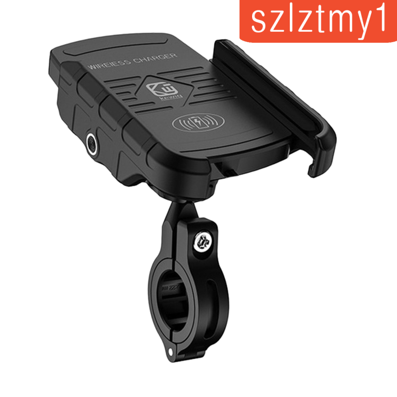 [Thunder] Motorcycle 15W Qi Cell Phone Holder for 3.5-6.5 inch Cellphones