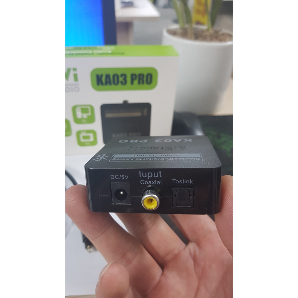 Chuyển âm thanh quang ra AV Kiwi KA03 Pro  có Bluetooth - BH 12 tháng - Chính Hãng