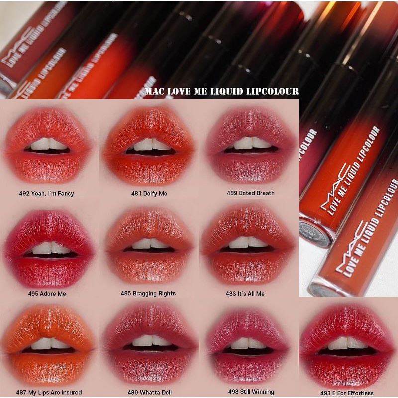 Son kem MAC Love Me dòng có dưỡng ẩm siêu đẹp mới nhất 2021 của Mac, Tiệm son Ruby