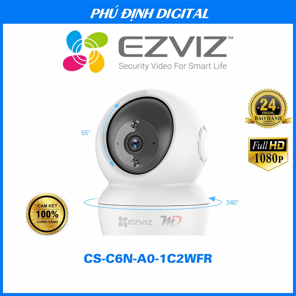 Camera IP ezviz quan sát chống trộm ngoài trời trong nhà chính hãng bảo hành 24 tháng