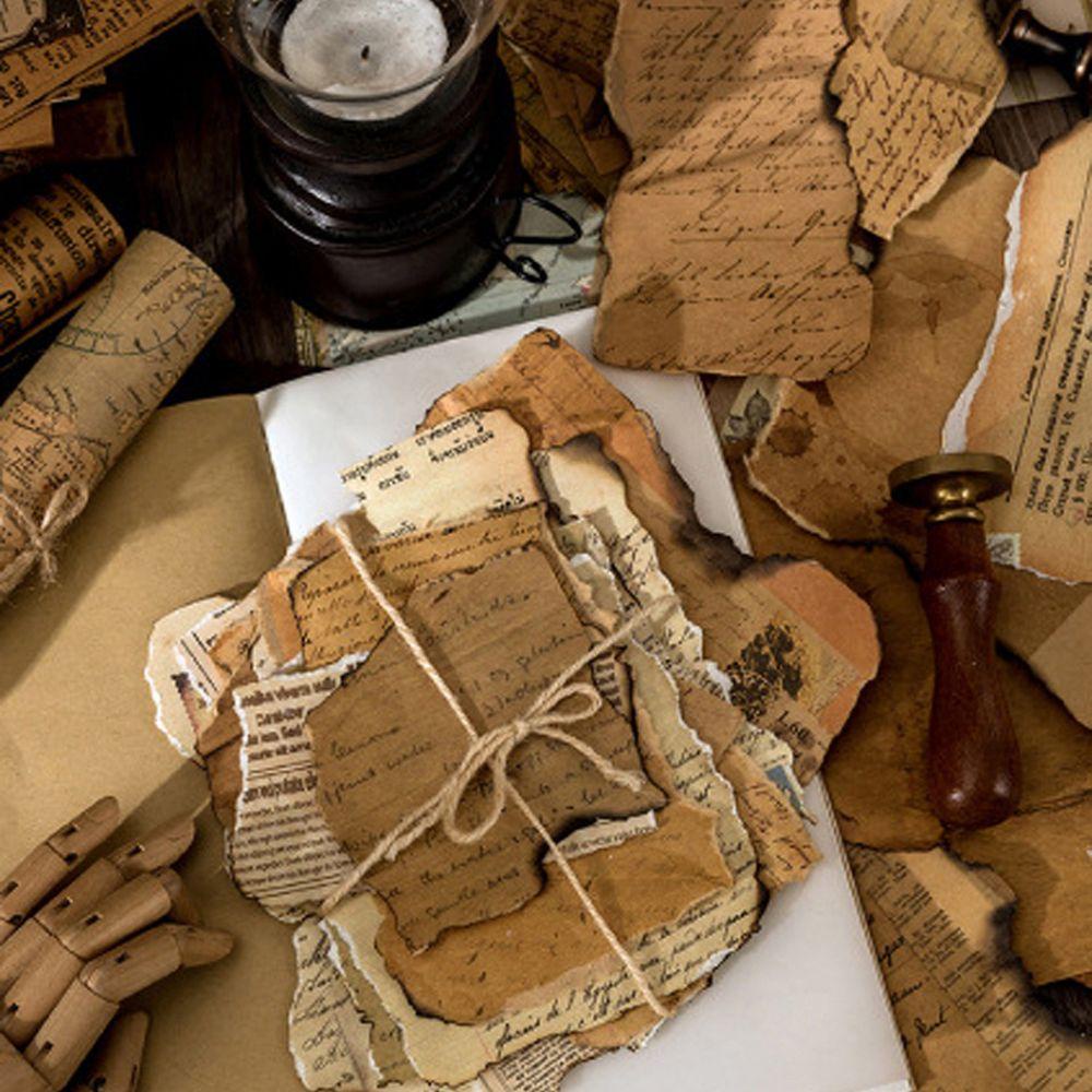 Thẻ Giấy Dán Trang Trí Sổ Tay / Sổ Tay DIY Phong Cách AUGUSTINA Cổ Điển