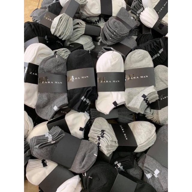 Tất zara man ngắn cổ