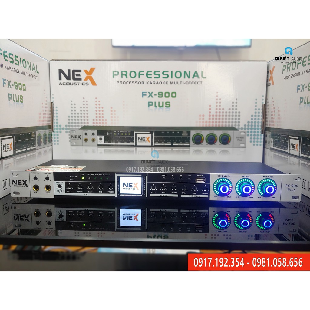 Vang cơ có reverb NEX FX900 Plus ( vang cơ nex fx900 plus có reverb và màn hình LCD)