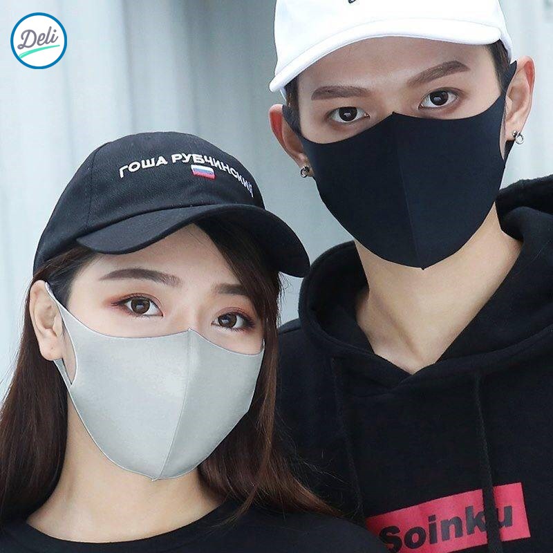 COMBO 10 CHIẾC Khẩu trang vải su kháng khuẩn, siêu êm có thể sử dụng nhiều lần