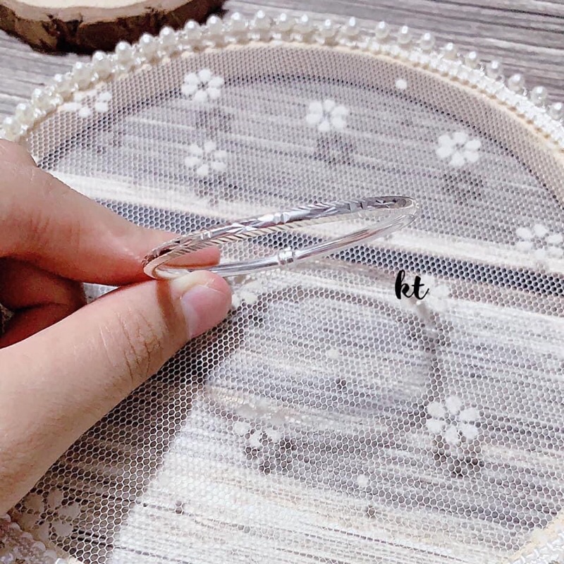 VÒNG TAY NỮ HOA PHAY CỰC XINH CHO NỮ- HÀNG CHUẨN BẠC HÀNG ĐẸP