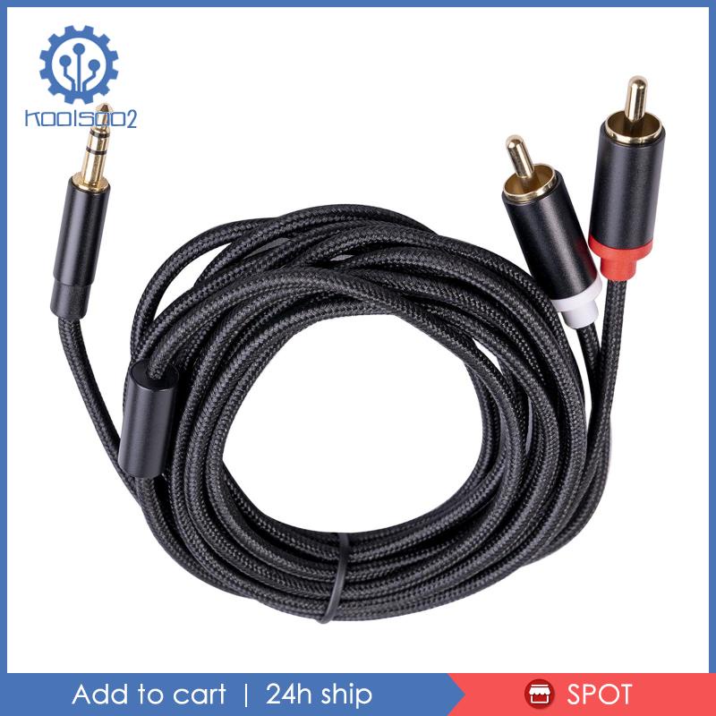 Dây Cáp Âm Thanh Khuếch Đại Âm Thanh RCA Sang AUX 3.5mm 2 RCA