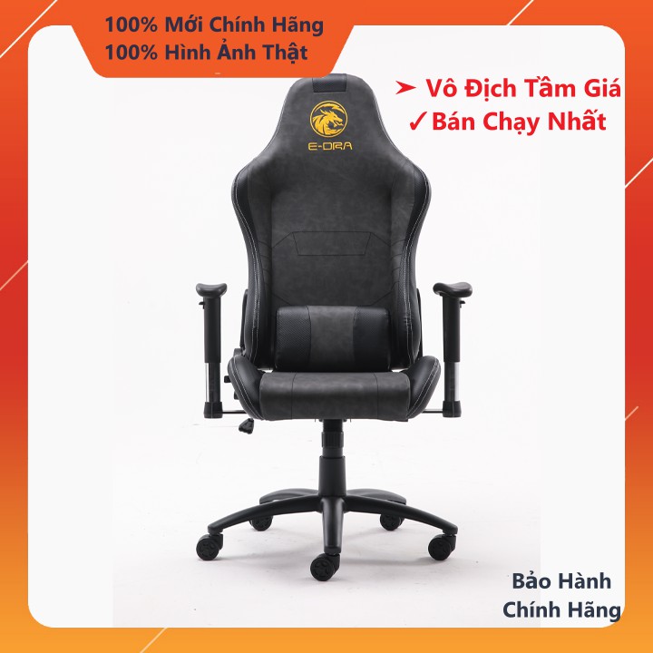 ĐỈNH CAO PHÂN KHÚC – Ghế Chơi Game EDra Midnight EGC205 màu Đen bóng đêm Vô Địch Tầm Giá - EDRAshop