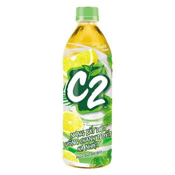 1 lốc Trà Xanh C2 chai 455ml