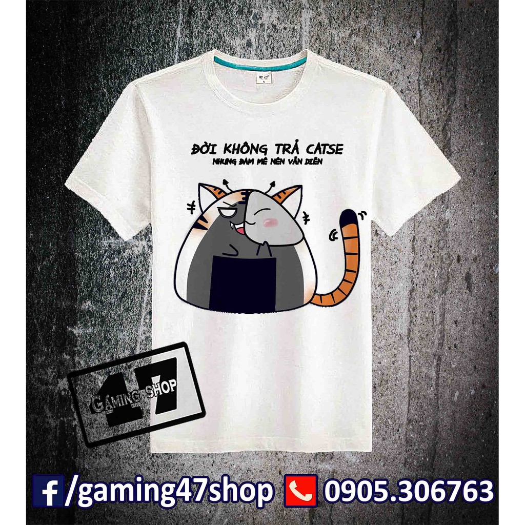 Áo thun mèo dễ thương