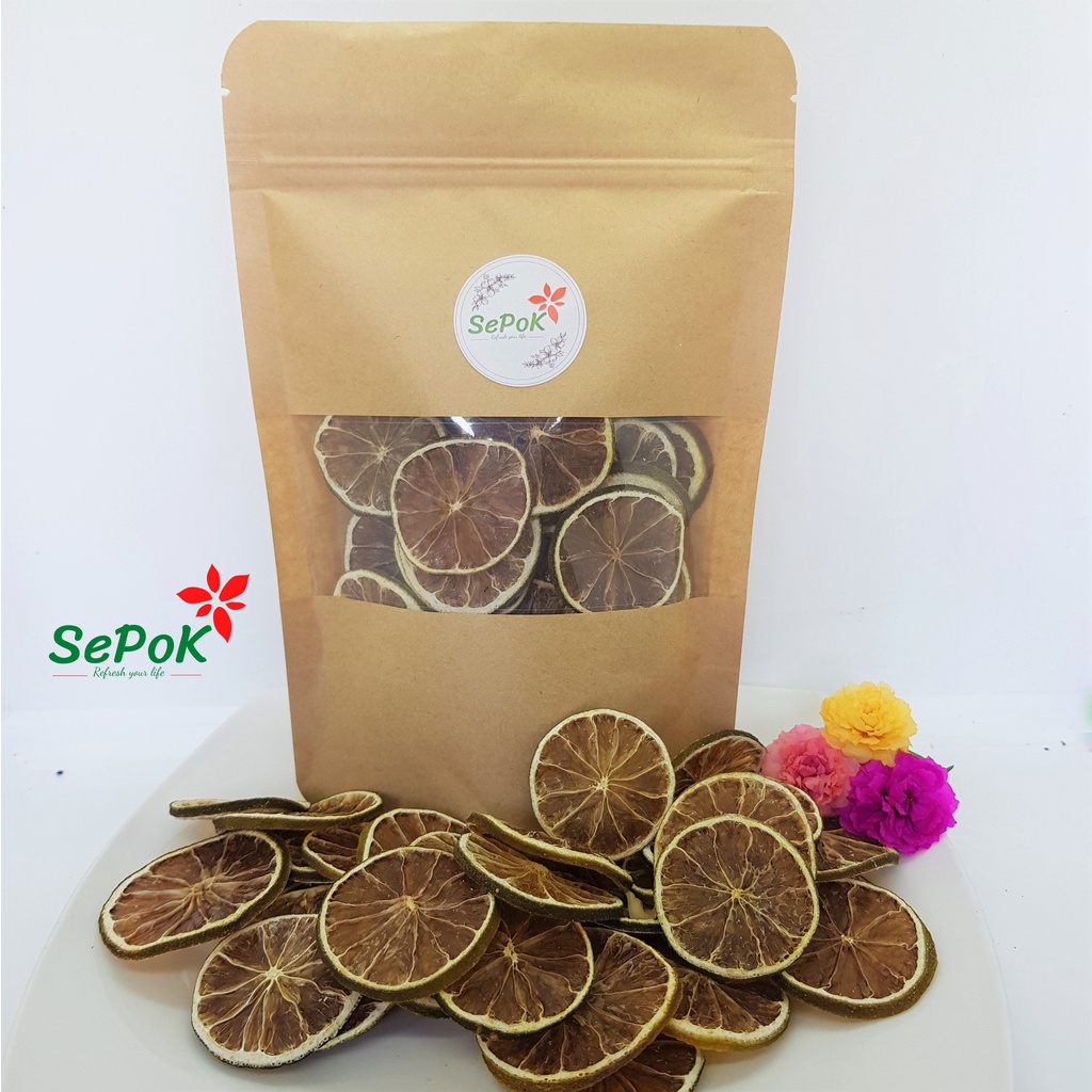 Chanh Tươi Thái Lát Sấy Khô Loại I -  50g/100g - Làm Trà Thanh Nhiệt, Bổ Sung Vitamin, Giữ Dáng, Đẹp Da - SePok