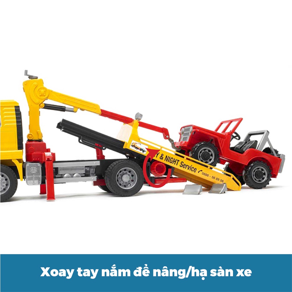 Đồ chơi dạng mô hình theo tỷ lệ thu nhỏ 1:16 BRUDER - Xe cứu hộ MAN T BRU02750