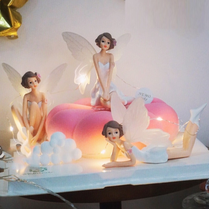 Cây CắM Trang Trí BáNh Kem HìNh Cô Tiên