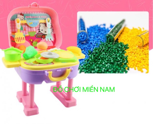 [Có ảnh thật] Kệ đồ chơi nấu ăn kèm vali kéo cao 50cm dành cho bé đồ chơi cho bé trẻ em đồ chơi cho bé, trẻ em
