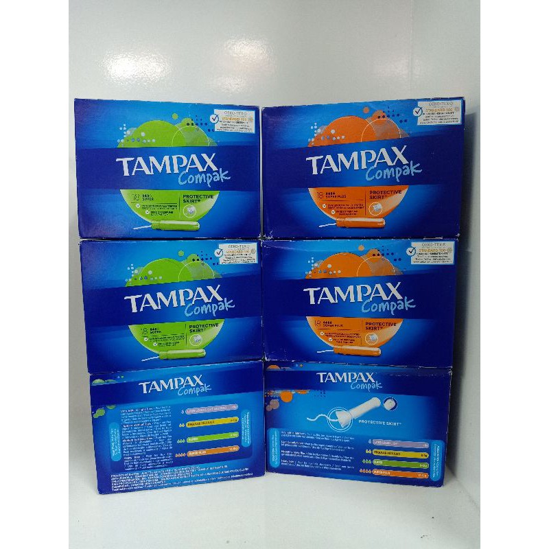 💖 Băng Vệ Sinh Tampon Tampax Compak - Dạng Que - Nhỏ Gọn - Thấm hút cực tốt tích hợp đi bơi - du lịch không phải lo lắng