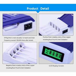 Bộ Sạc Pin AA, AAA K209 Doublepow