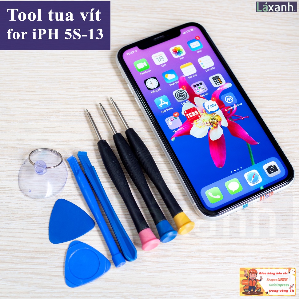 Ron keo seal chống nước iPhone 6/7/8/X/XS/11/12/13, tua vít mở máy iPhone Tool open iphone