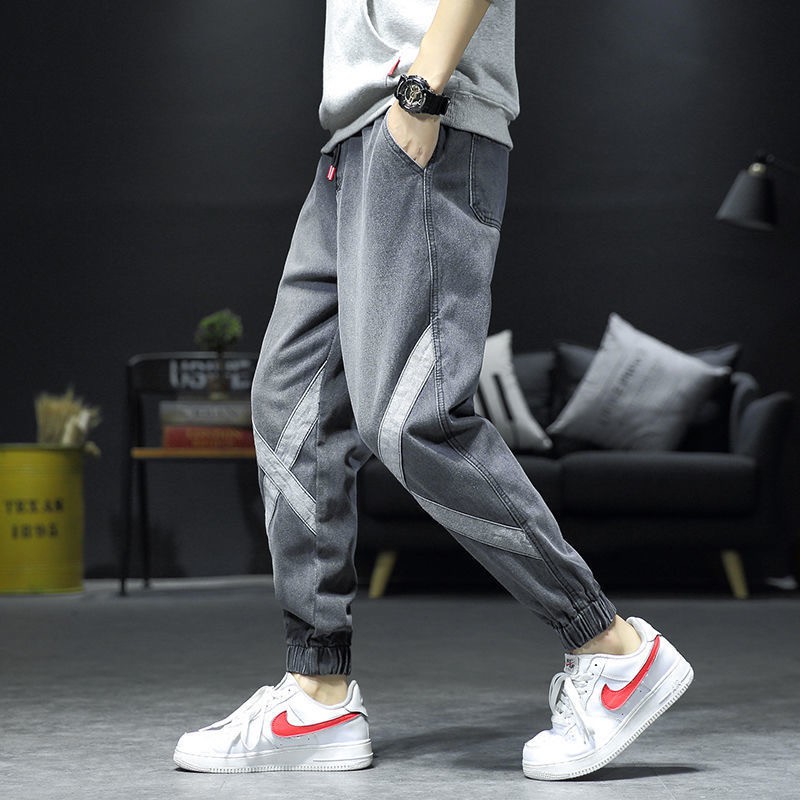 Quần Jeans Jogger Nam Phong Cách Hip Hop Năng Động