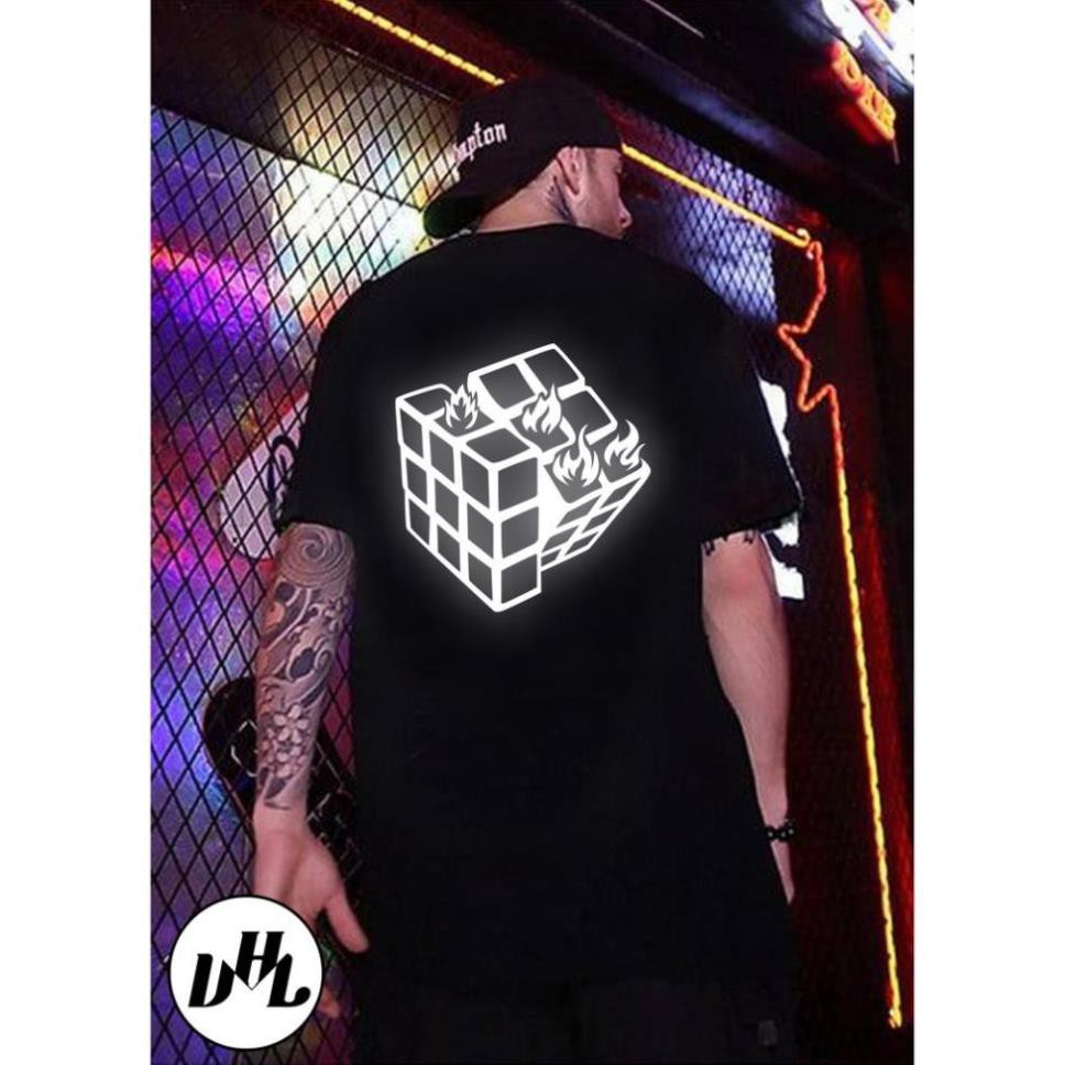 ÁO PHẢN QUANG KHỐI RUBIK CHẤT LIỆU COTTON SIÊU ĐẸP CẢ NAM VÀ NỮ ĐỀU MẶC ĐƯỢC