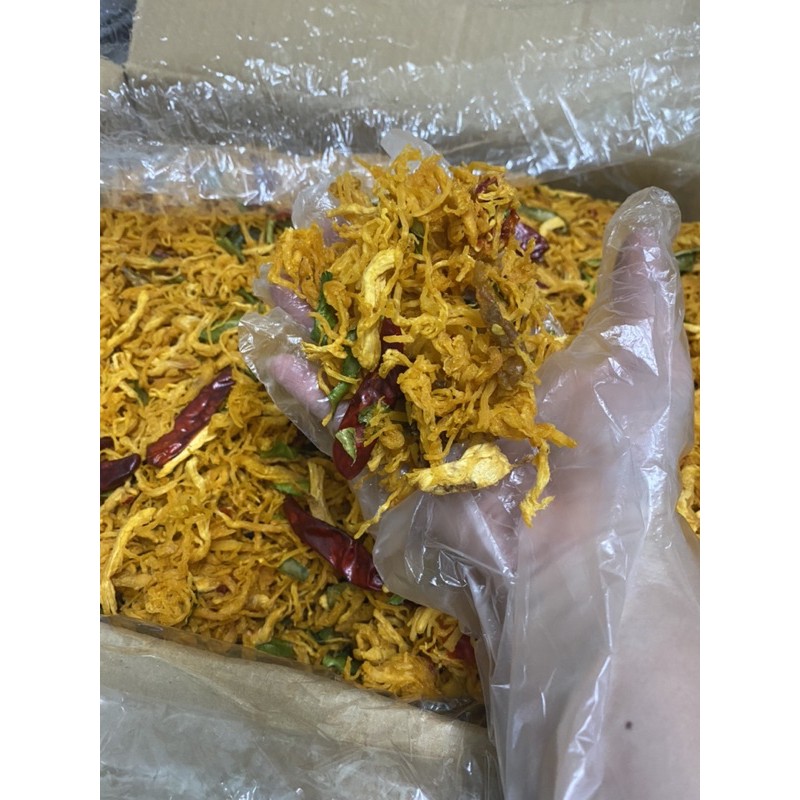 Khô gà lá chanh cty Trung Nam food đóng túi 300gr