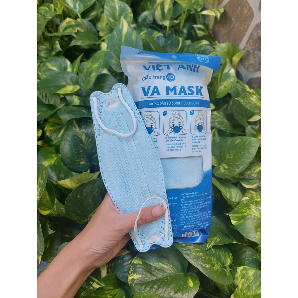 Khẩu trang 4D kháng khuẩn Uni Mask chống bụi mịn cao cấp