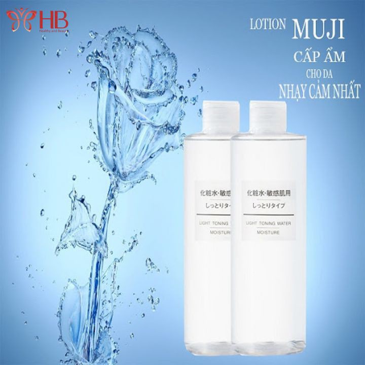 Nước Hoa Hồng Muji Cân Bằng Da Light Muji 200ml Nhật Bản dành cho da khô, da dầu