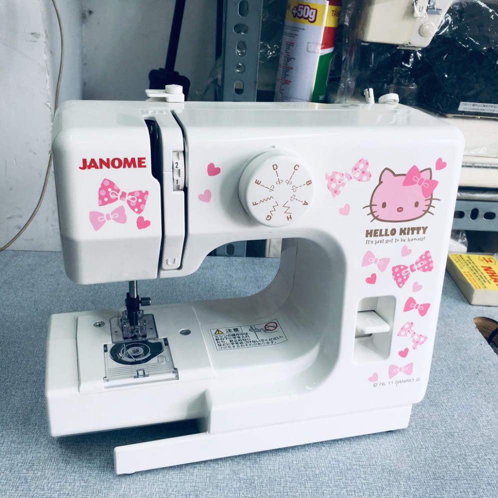 MÁY MAY SIÊU MINI KITTY JANOME [HÀNG CHUẨN]