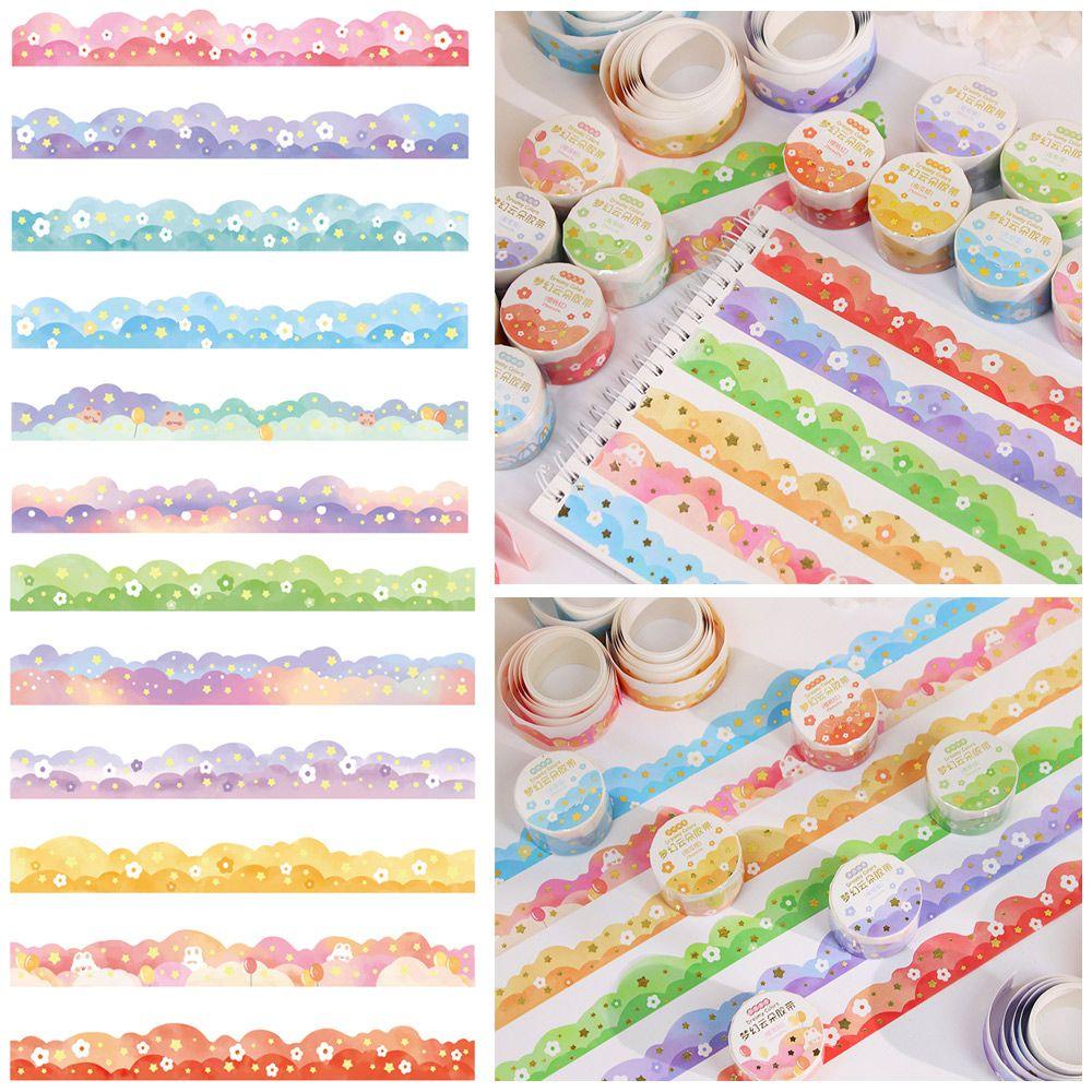 PISTA Bộ 5 Cuộn Băng Dính Với Họa Tiết Đáng Yêu Dùng Trang Trí Scrapbook