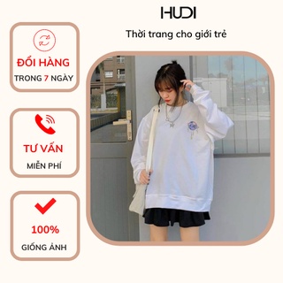 Áo sweater nữ in hình chú gấu phi hành gia và quả địa cầu xinh xắn