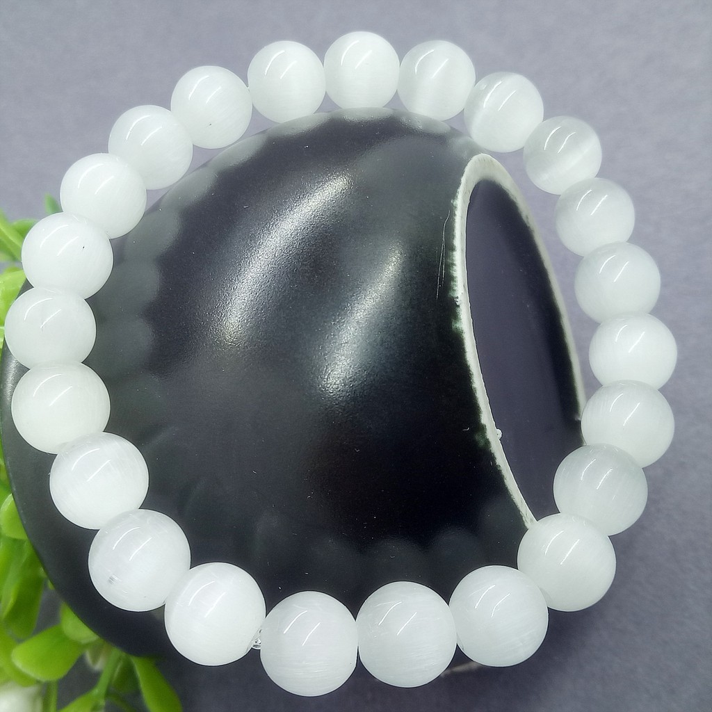 Vòng Tay May Mắn Hình Mắt Mèo 6-12mm