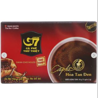 TRUNG NGUYÊN CAFE ĐEN G7 30G (15 GÓI)