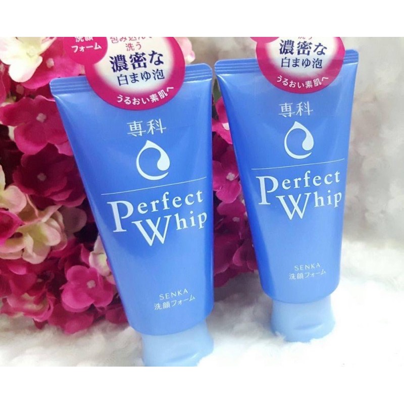 Sữa rửa mặt Perfect Whip Senka Nhật Bản 120g- màu xanh