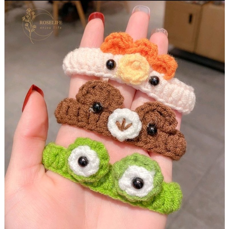 Vòng tay len DIY dễ thương cho bé