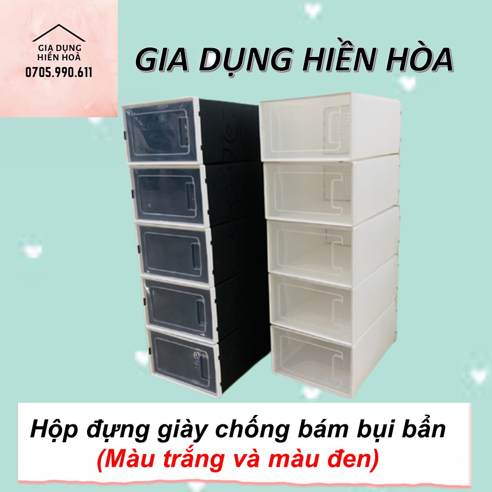 Hộp nhựa đựng giày xếp tầng, hộp đựng giày [Gia dụng Đà Nẵng]