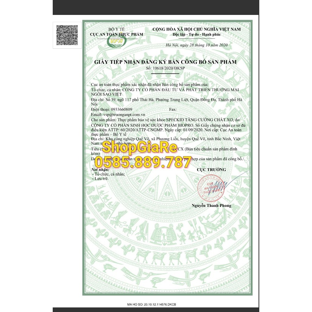 Speckid Tăng cường chất sơ giảm tình trạng táo bón, bé bị tiêu chảy, đầy bụng, khó tiêu, rối loại hệ vi sinh