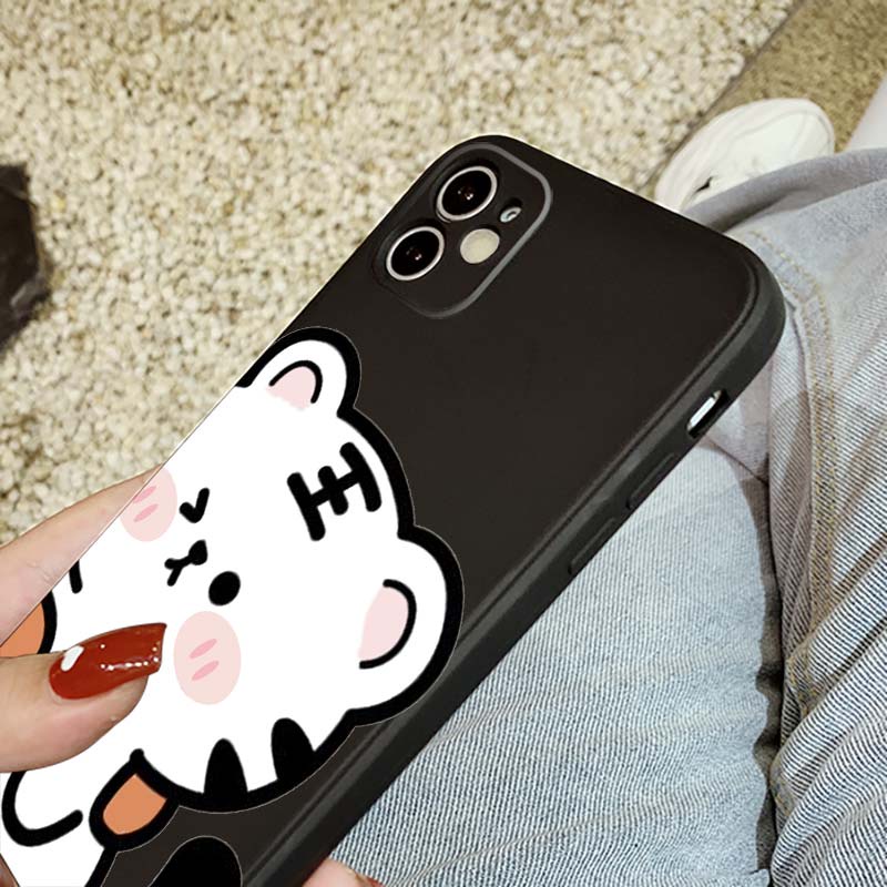 Ốp Điện Thoại Mềm Chống Sốc Hình Hổ 1 Cho iPhone 14 13 12 Mini 11 Pro MAX XR X XS MAX 8 7 6 Plus SE3 SE2