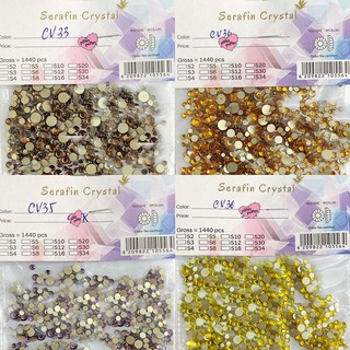 Đá mix size chân vàng serafin (p2)