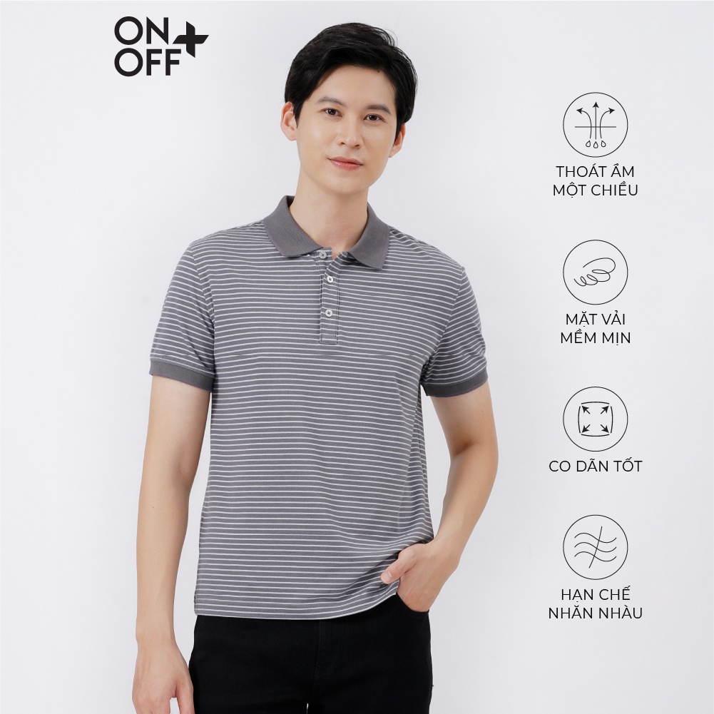 Áo polo nam ONOFF công nghệ Dri-balance thấm hút tốt - W57TP20401