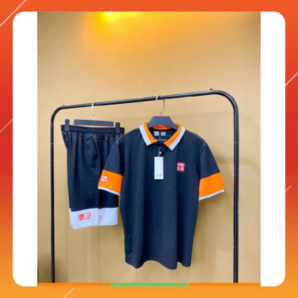 Bộ Uniqlo 2021 vải gai co giãn 4 chiều,logo in nhiệt siêu đẹp | BigBuy360 - bigbuy360.vn