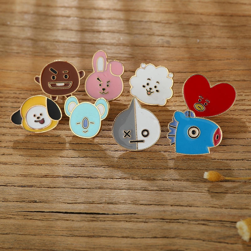 Dây chuyền mặt hình BTS BT21 dễ thương