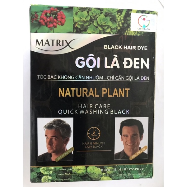 Dầu gội đen tóc GỘI LÀ ĐEN Matrix - gói 25ml