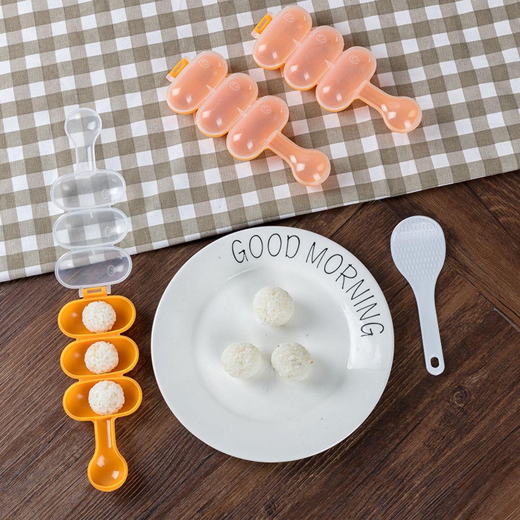 [COD] Khuôn Làm Sushi Bằng Nhựa Chống Dính Tiện Dụng Cho Nhà Bếp
