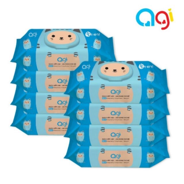 Khăn ướt agi 80 tờ không mùi