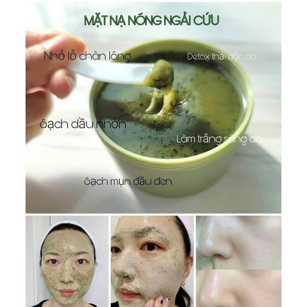 MẶT NẠ THẢI ĐỘC NGẢI CỨU GRAYMELIN MUGWORT HEATING PACK 100g