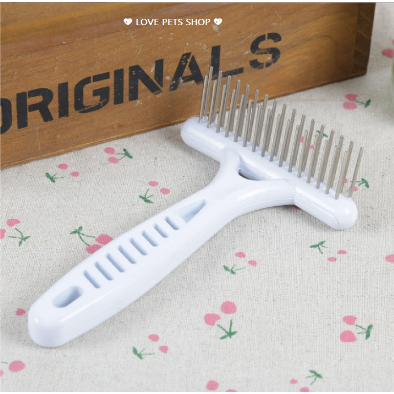 LƯỢC CHẢI LÔNG CHO CHÓ MÈO LÔNG DÀI HÌNH BỒ CÀO - LOVE PETS SHOP