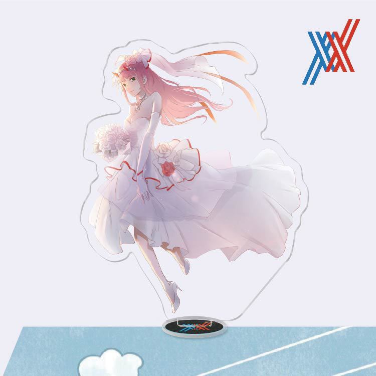 Mô Hình Nhân Vật Anime DARLING in the FRANXX 02 Zero Đứng Bằng Acrylic Để Bàn Trang Trí Làm Quà Tặng